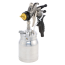 Apollo A7700T AtomiZer Non-Bleed HVLP Siphon Feed Production Spray Gun with Quart Pressure Pot