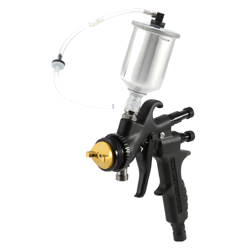 Apollo A7700GT AtomiZer Black Edition Non-Bleed Production HVLP Gravity Feed Spray Gun with 250cc Cup