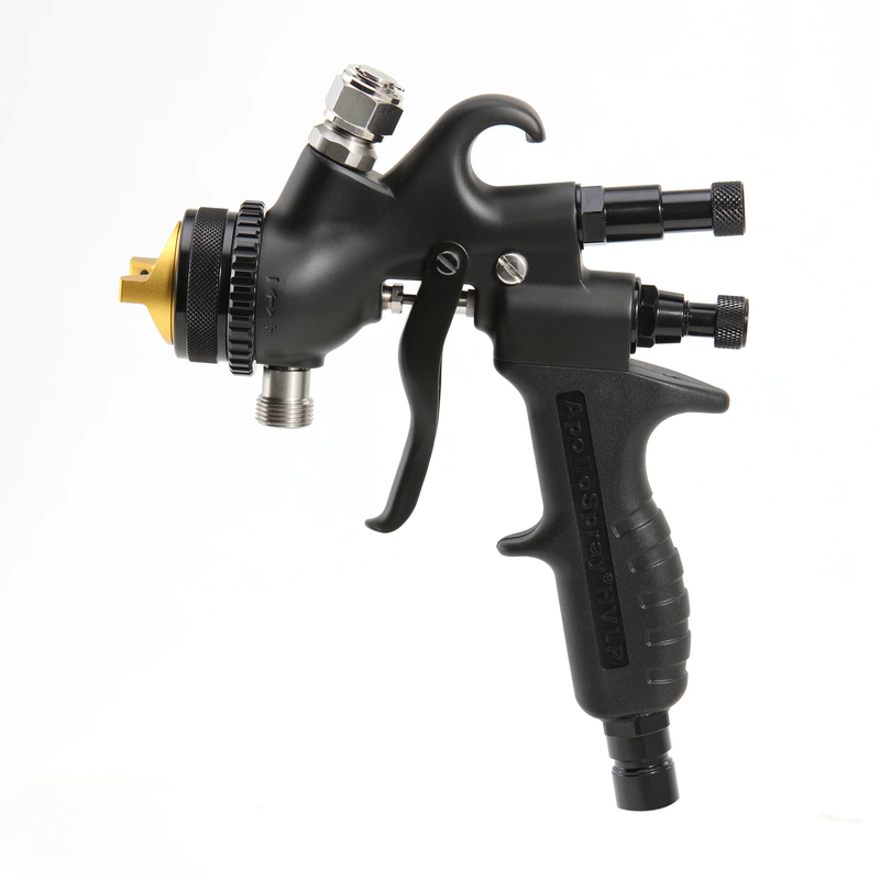 Apollo A7700GT AtomiZer Black Edition Non-Bleed Production HVLP Gravity Feed Spray Gun with 90cc Cup