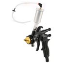 Apollo A7700GT AtomiZer Black Edition Non-Bleed Production HVLP Gravity Feed Spray Gun with 90cc Cup