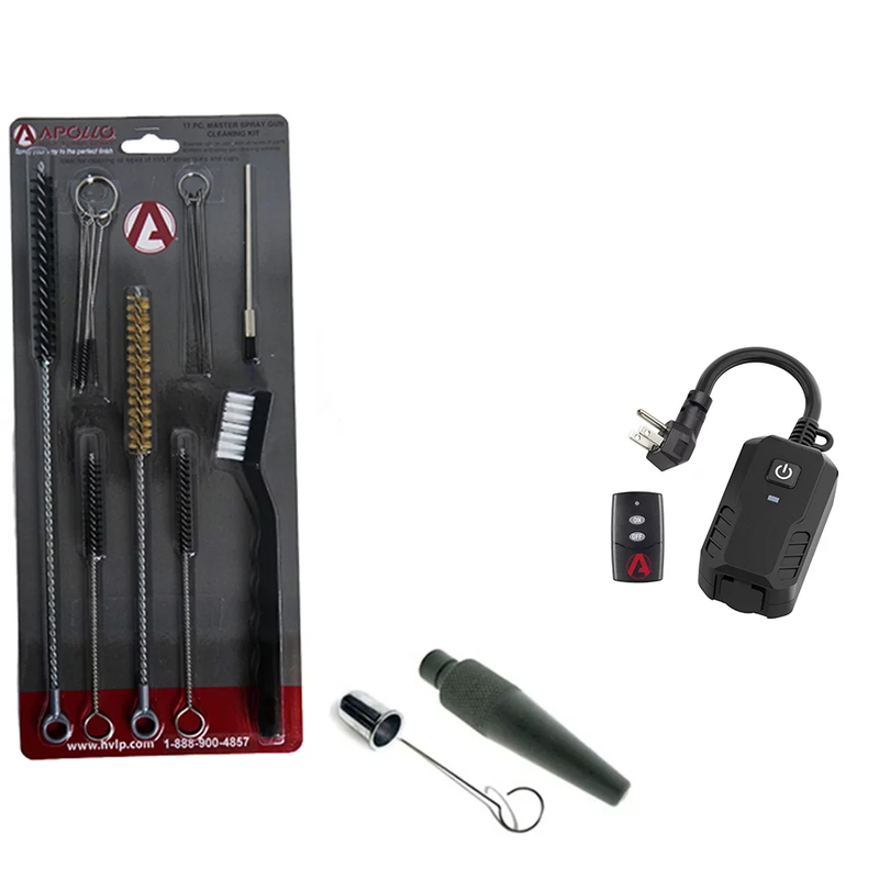 Apollo Power-6 VS Six-Stage Variable Power HVLP Turbine System with A7700 Spray Gun Standard Package