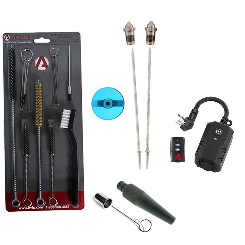 Apollo Power-6 VS PLUS Six-Stage Variable Power HVLP Turbine System with A7700 Spray Gun