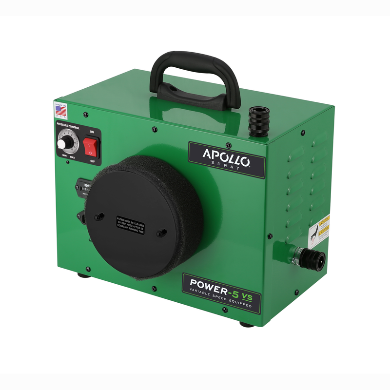 Apollo Power-5 VS Five-Stage Variable Power HVLP Turbine Only - NO SPRAY GUN, HOSE OR CUP